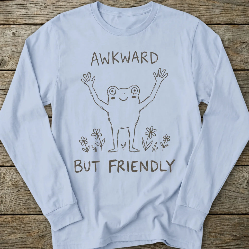 Printify Long-sleeve Awkward But Friendly Long Sleeve