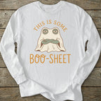 Printify Long-sleeve Boo Sheet Long Sleeve T-Shirt