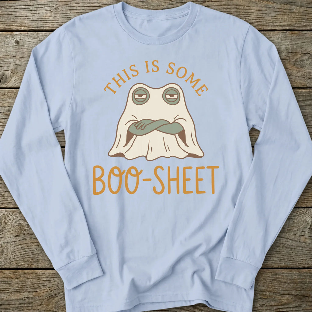 Printify Long-sleeve Boo Sheet Long Sleeve T-Shirt