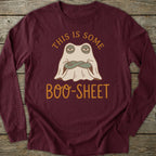Printify Long-sleeve Boo Sheet Long Sleeve T-Shirt