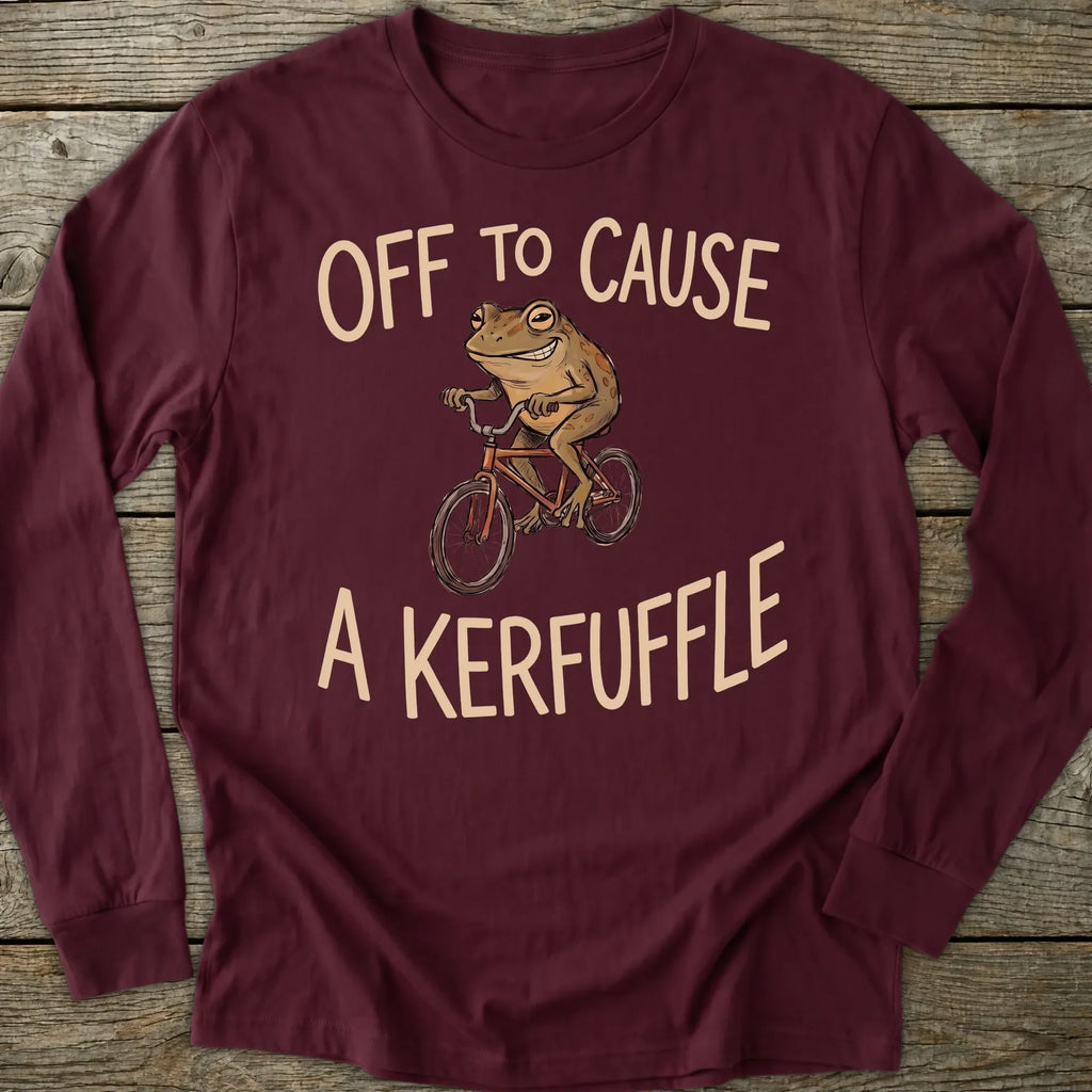 Printify Long-sleeve Cause A Kerfuffle Long Sleeve T-Shirt