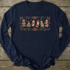 Printify Long-sleeve Christmas Friends Long Sleeve T-Shirt