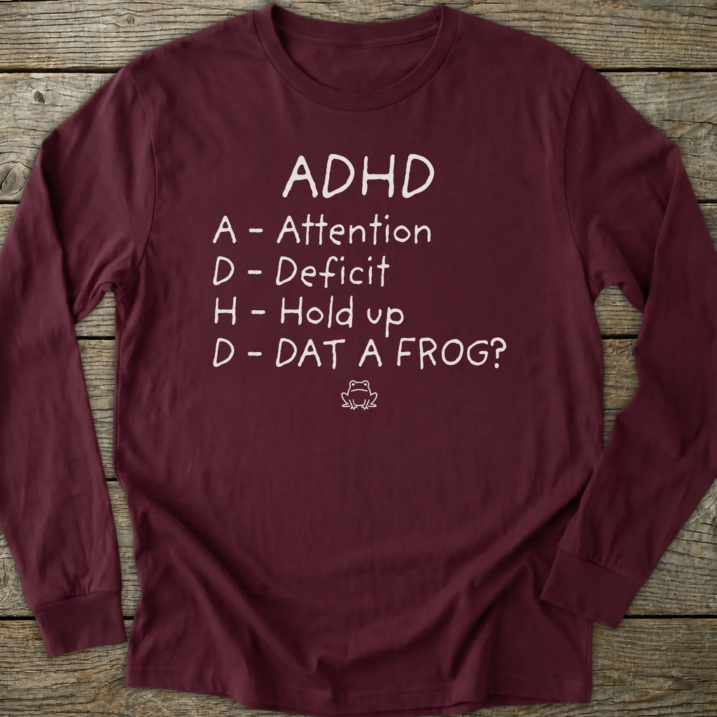 Printify Long-sleeve Dat A Frog Long Sleeve T-Shirt