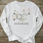 Printify Long-sleeve Dopamine Molecule Long Sleeve T-Shirt
