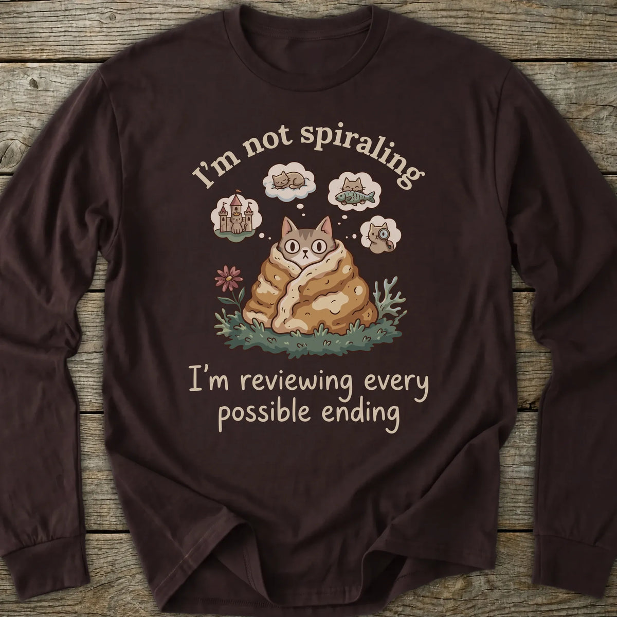 Printify Long-sleeve Every Possible Ending Long Sleeve T-Shirt