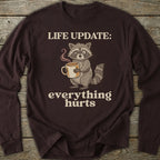 Printify Long-sleeve Everything Hurts Long Sleeve