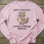 Printify Long-sleeve Everything Hurts Long Sleeve