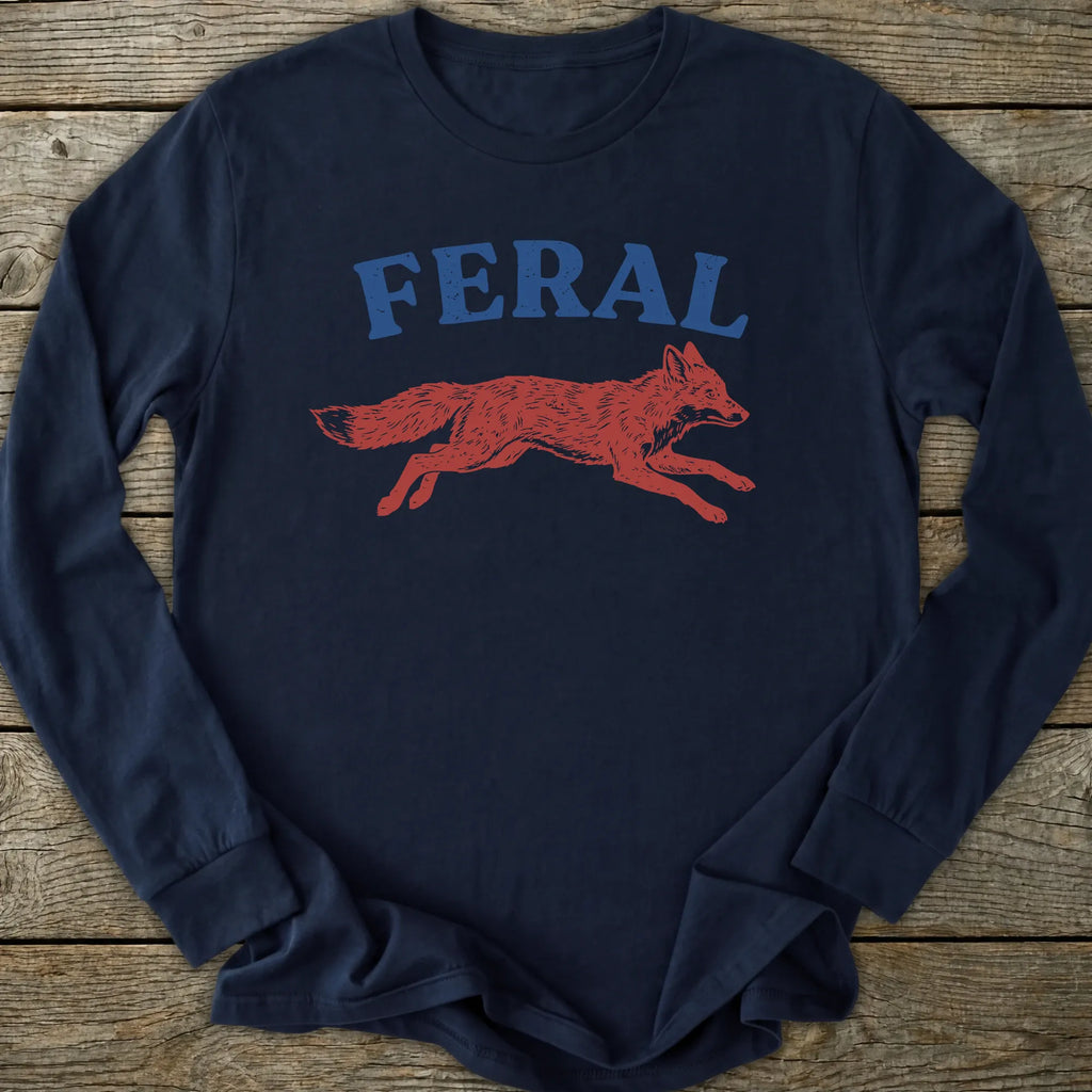Printify Long-sleeve Feral Long Sleeve T-Shirt