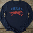 Printify Long-sleeve Feral Long Sleeve T-Shirt