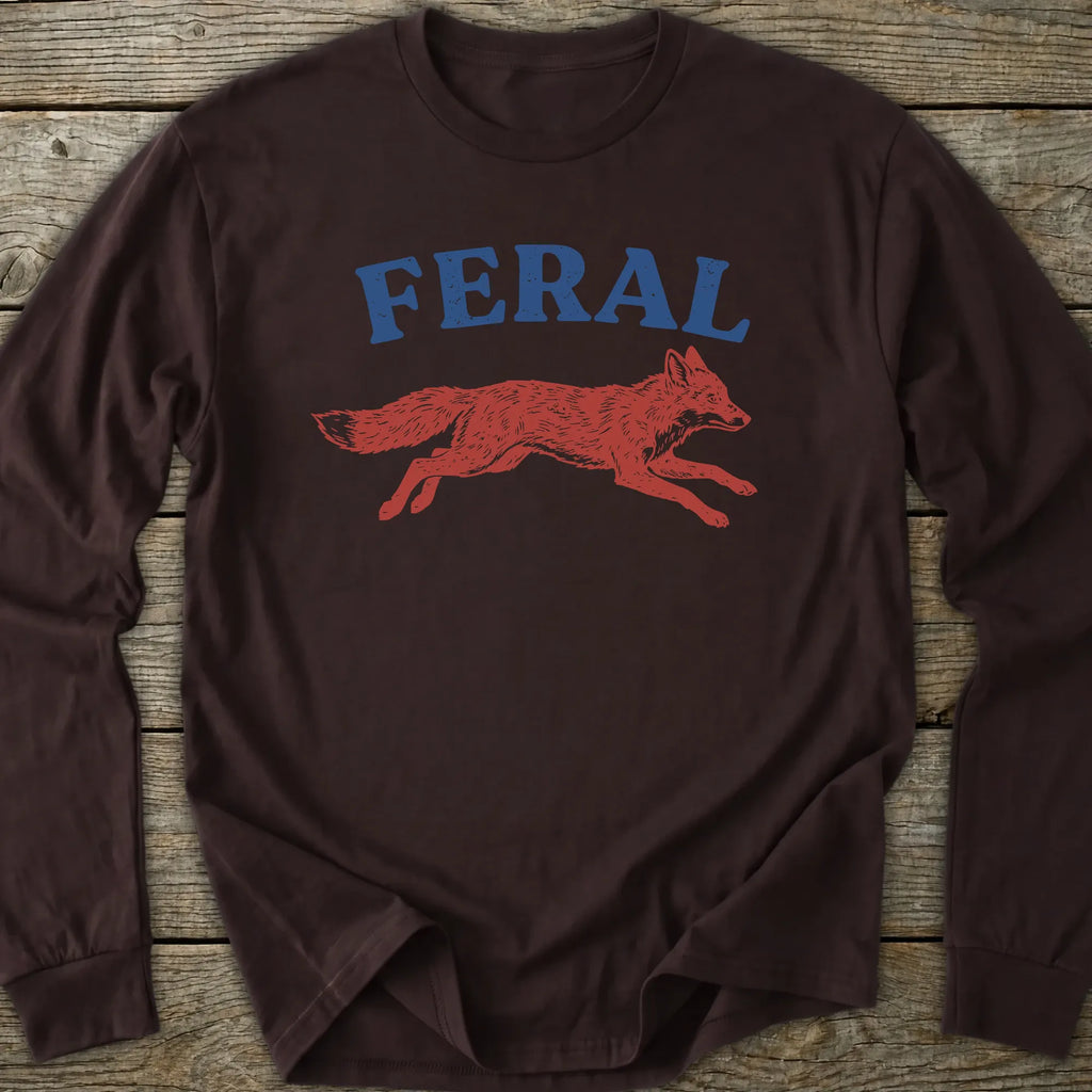 Printify Long-sleeve Feral Long Sleeve T-Shirt