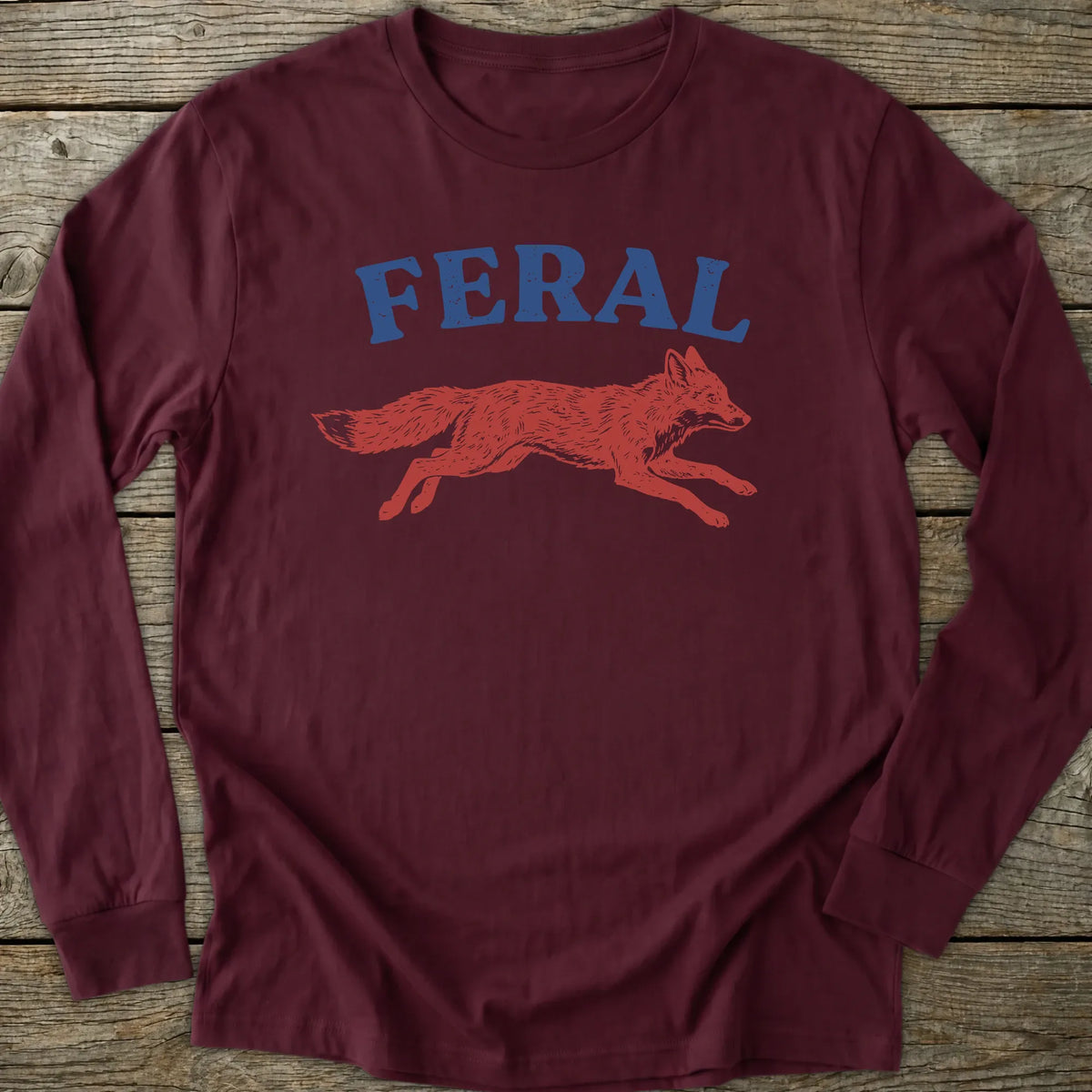 Printify Long-sleeve Feral Long Sleeve T-Shirt
