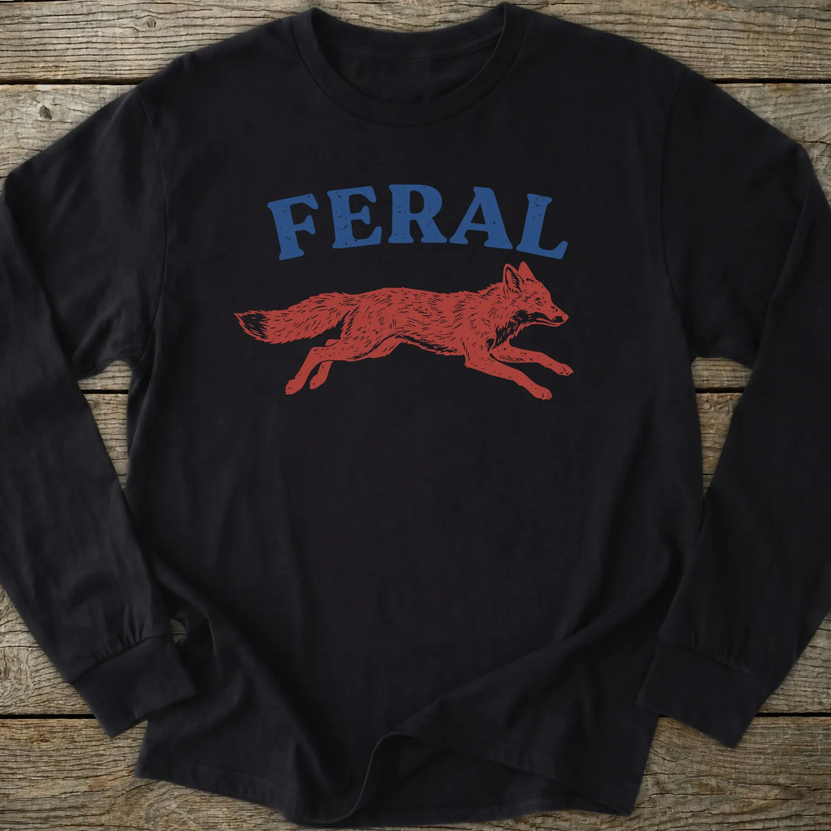 Printify Long-sleeve Feral Long Sleeve T-Shirt