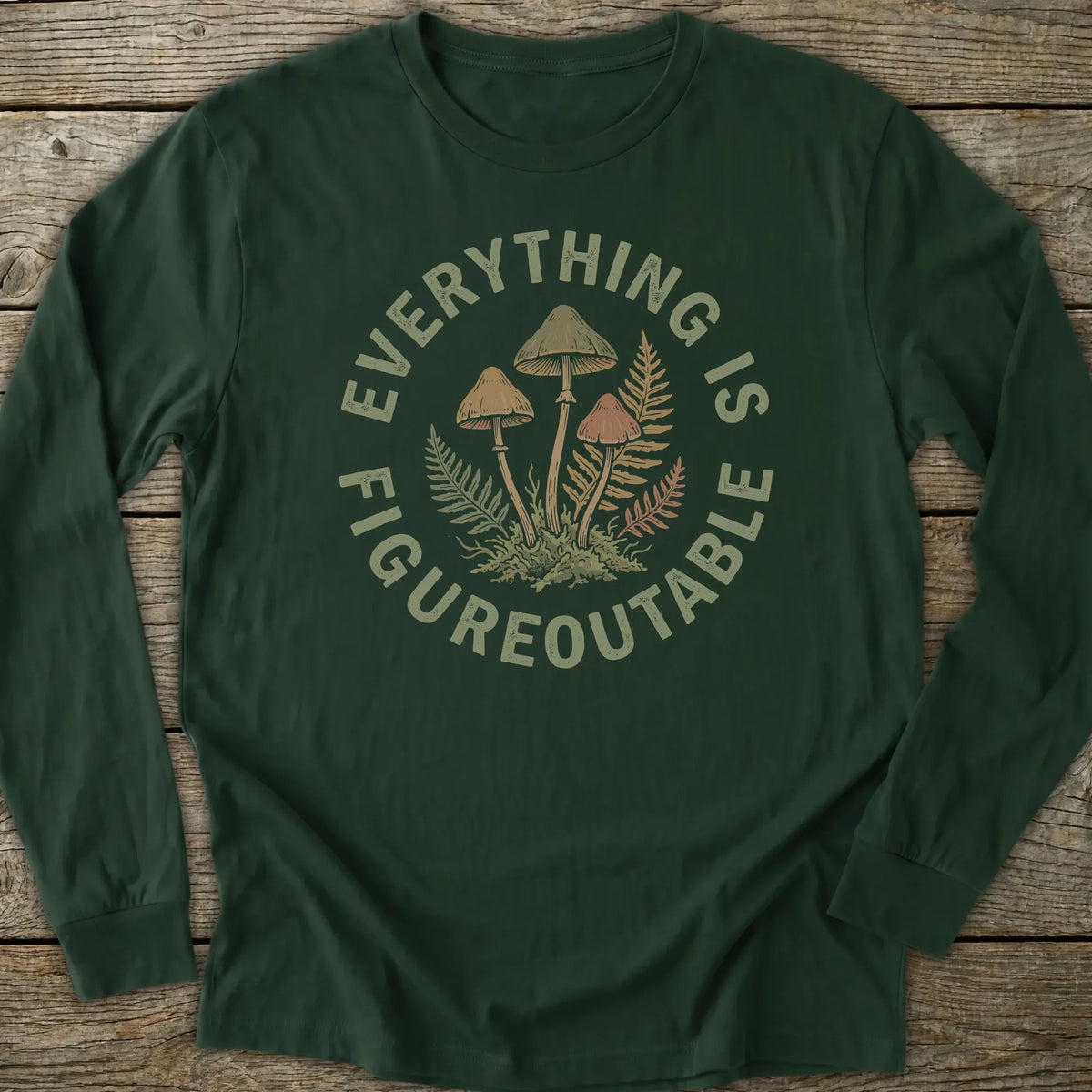 Printify Long-sleeve Figureoutable Long Sleeve