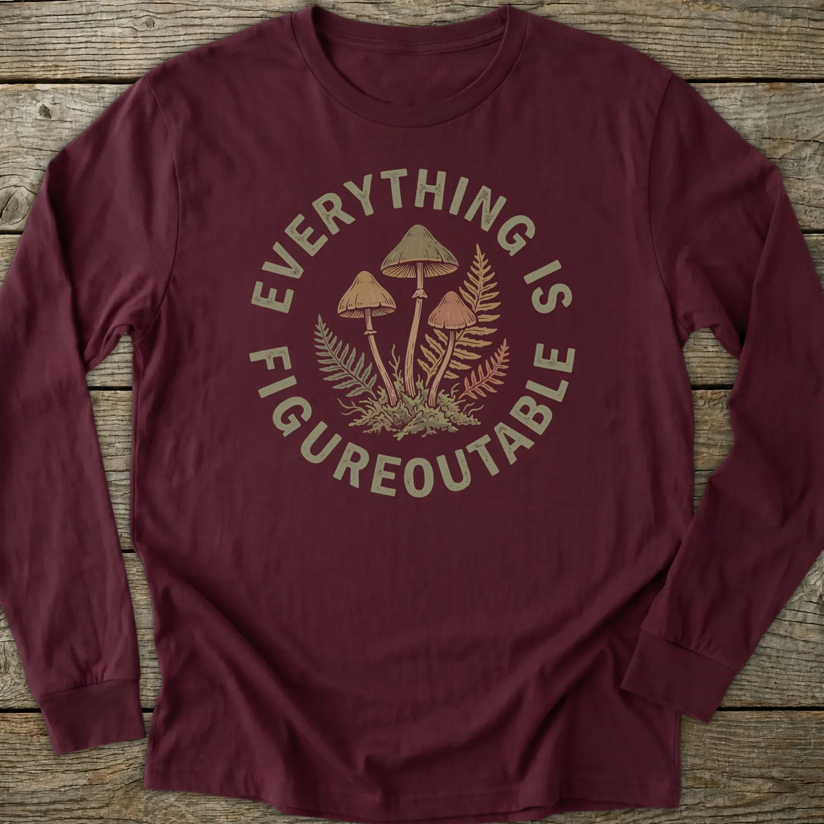Printify Long-sleeve Figureoutable Long Sleeve