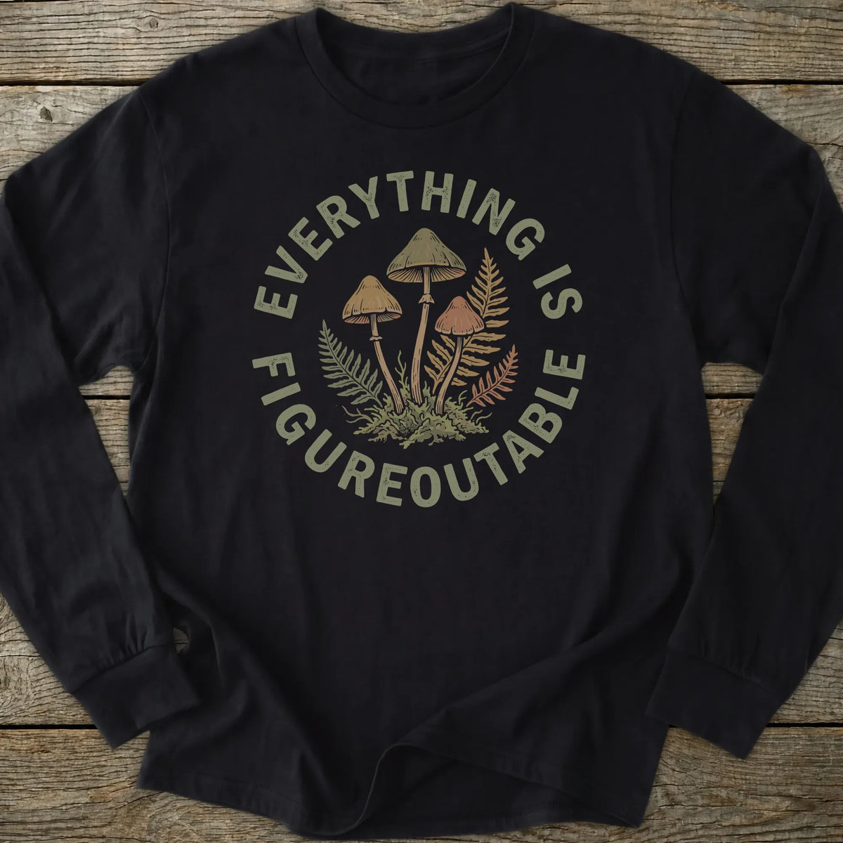 Printify Long-sleeve Figureoutable Long Sleeve