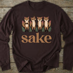 Printify Long-sleeve Four Fox Sake Long Sleeve T-Shirt