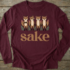 Printify Long-sleeve Four Fox Sake Long Sleeve T-Shirt