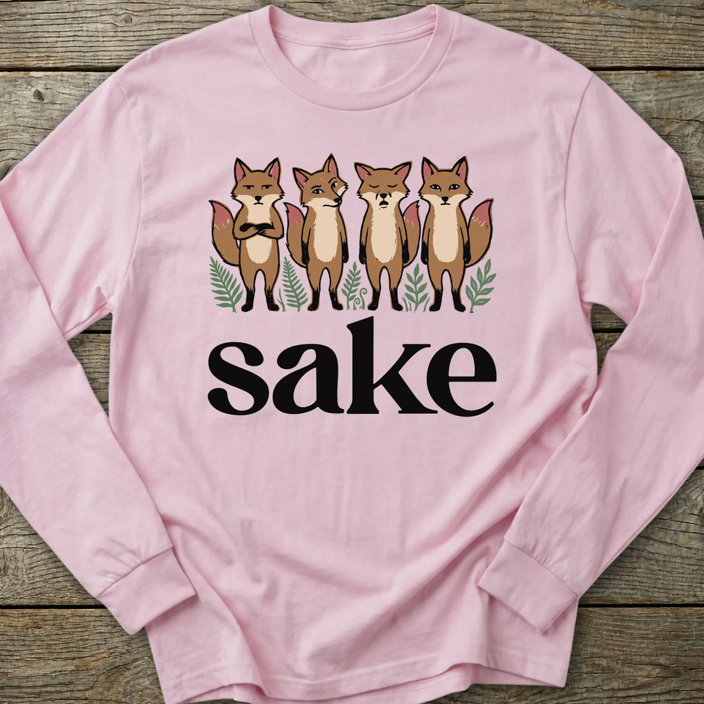Printify Long-sleeve Four Fox Sake Long Sleeve T-Shirt