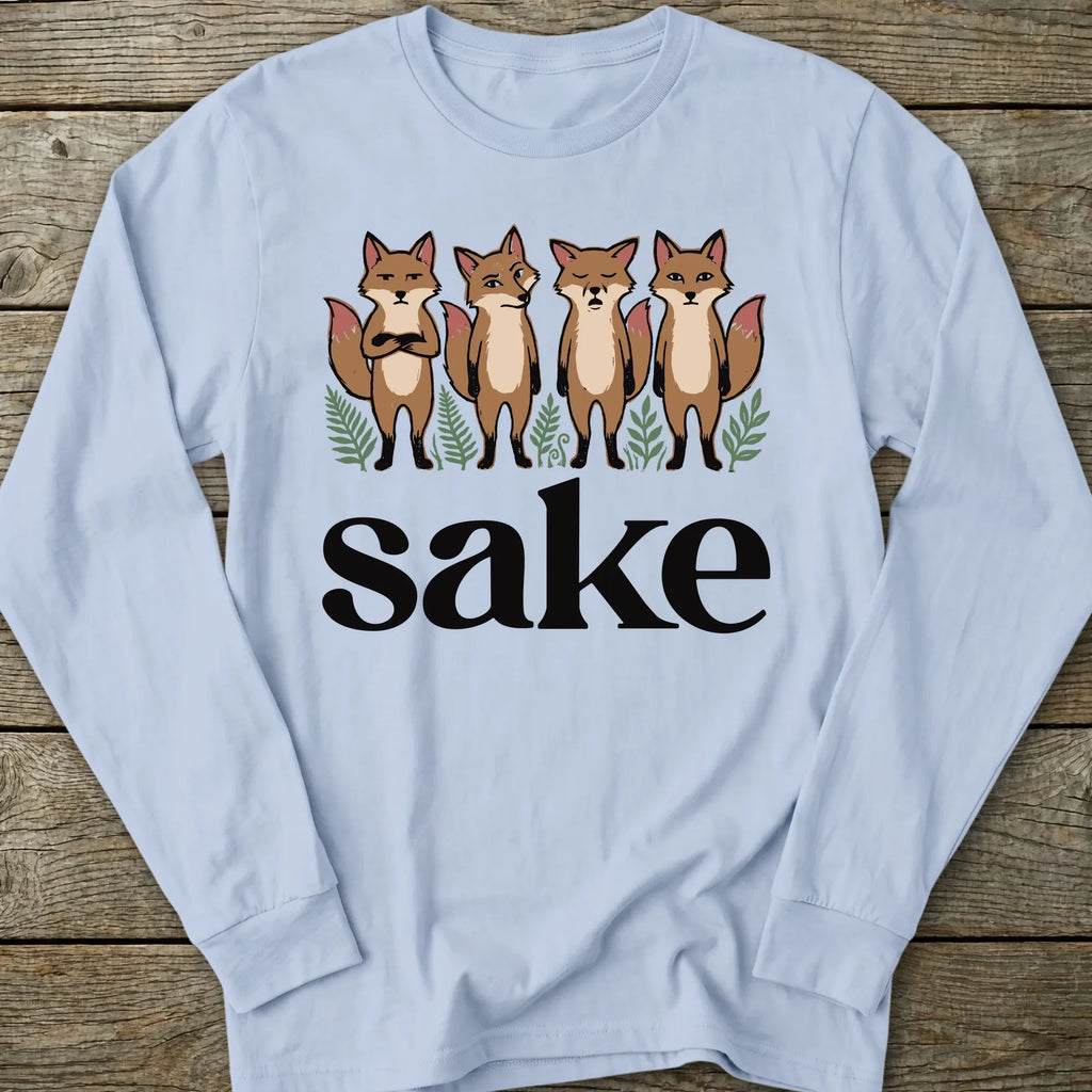 Printify Long-sleeve Four Fox Sake Long Sleeve T-Shirt