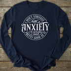 Printify Long-sleeve Good At Anxiety Long Sleeve T-Shirt