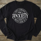 Printify Long-sleeve Good At Anxiety Long Sleeve T-Shirt