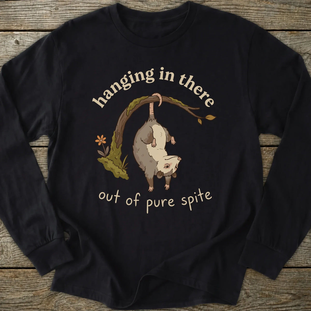 Printify Long-sleeve Hanging For Spite Long Sleeve T-Shirt