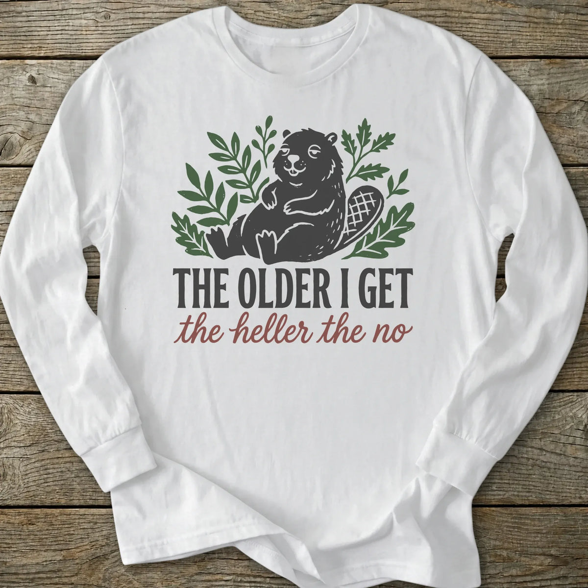 Printify Long-sleeve Heller The No Long Sleeve T-Shirt