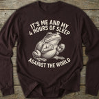 Printify Long-sleeve Hours Of Sleep Long Sleeve T-Shirt