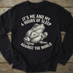 Printify Long-sleeve Hours Of Sleep Long Sleeve T-Shirt