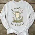 Printify Long-sleeve I'm A Delight Long Sleeve T-Shirt