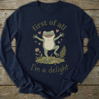 Printify Long-sleeve I'm A Delight Long Sleeve T-Shirt