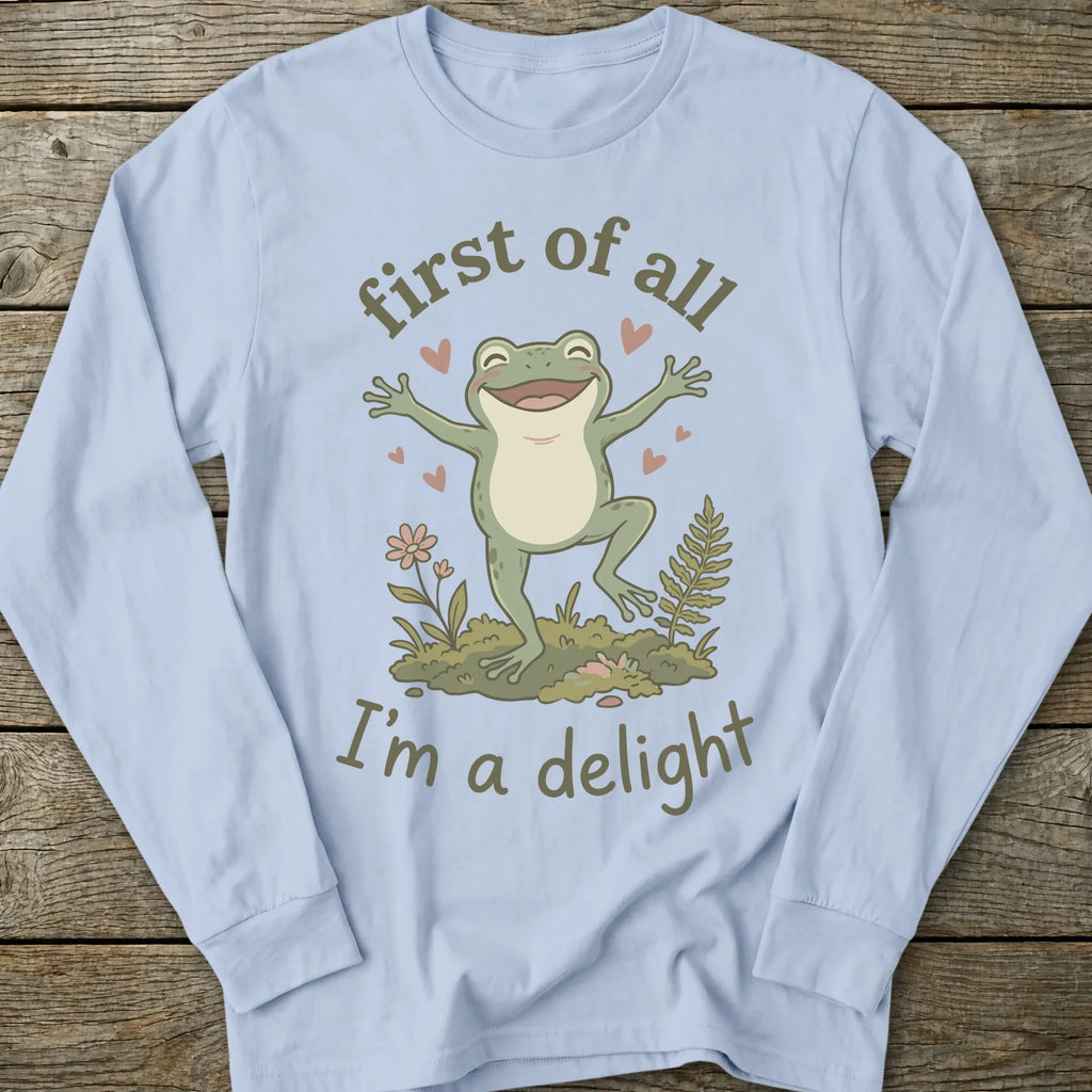 Printify Long-sleeve I'm A Delight Long Sleeve T-Shirt