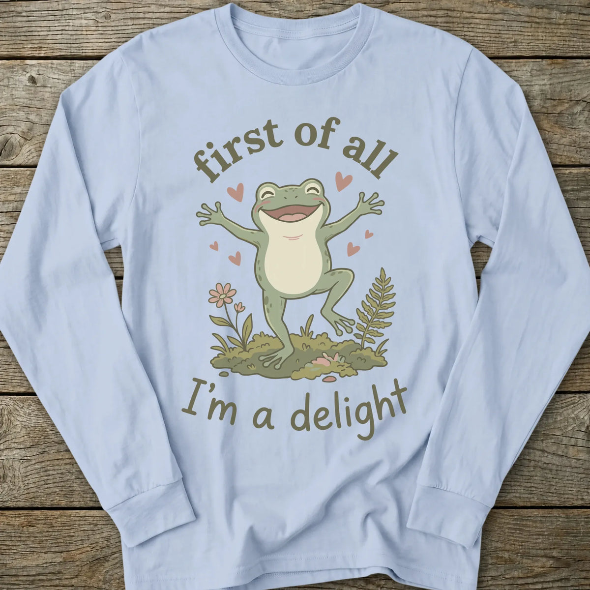Printify Long-sleeve I'm A Delight Long Sleeve T-Shirt