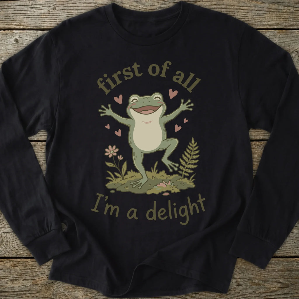Printify Long-sleeve I'm A Delight Long Sleeve T-Shirt