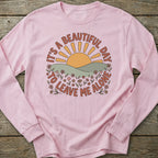 Printify Long-sleeve Leave Me Alone Long Sleeve T-Shirt