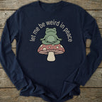 Printify Long-sleeve Let Me Be Weird Long Sleeve T-Shirt