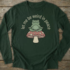 Printify Long-sleeve Let Me Be Weird Long Sleeve T-Shirt