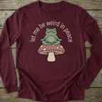 Printify Long-sleeve Let Me Be Weird Long Sleeve T-Shirt