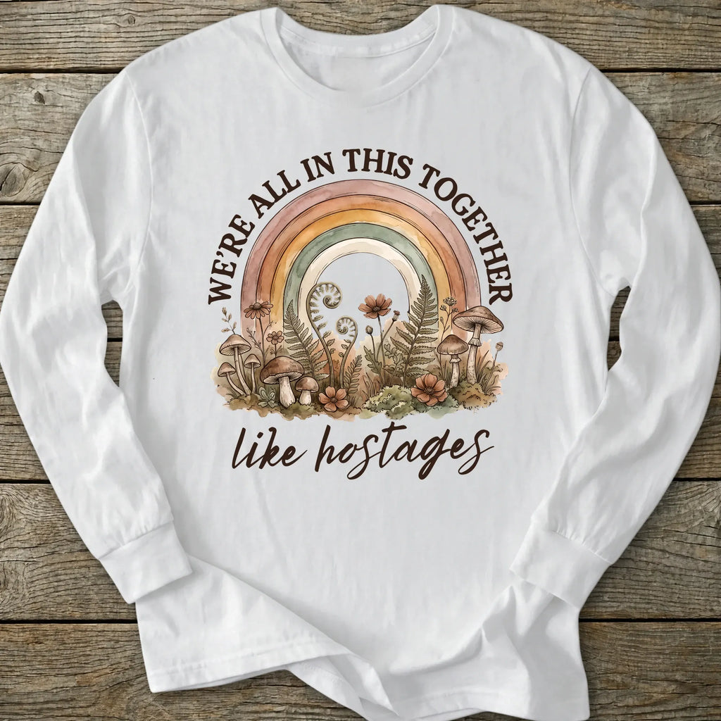 Printify Long-sleeve Like Hostages Long Sleeve T-Shirt