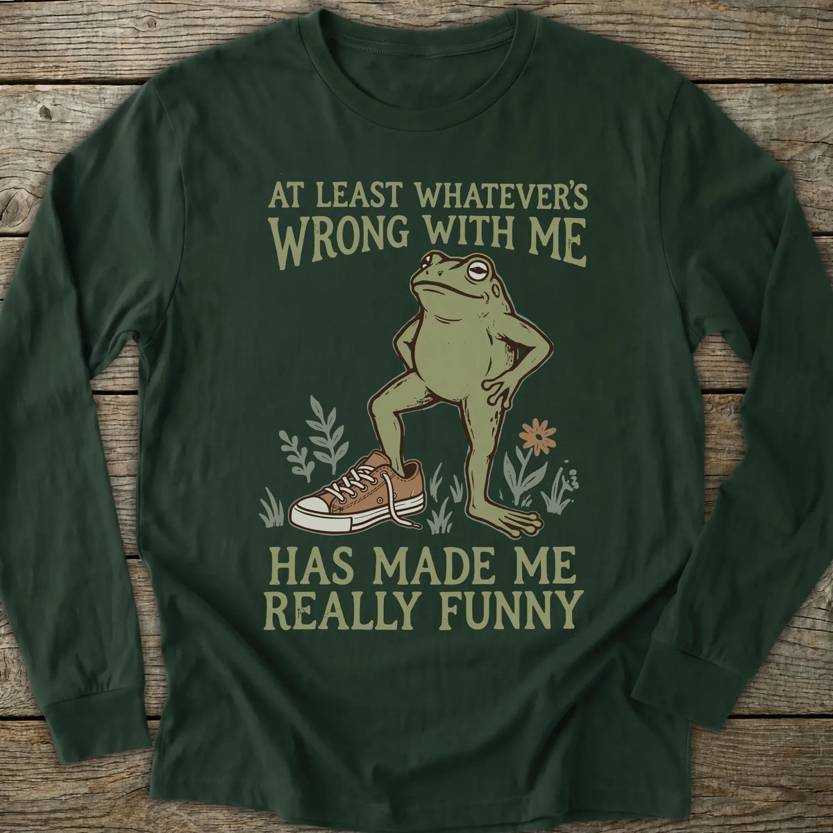 Printify Long-sleeve Made Me Really Funny Long Sleeve T-Shirt