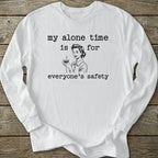Printify Long-sleeve My Alone Time Long Sleeve T-Shirt