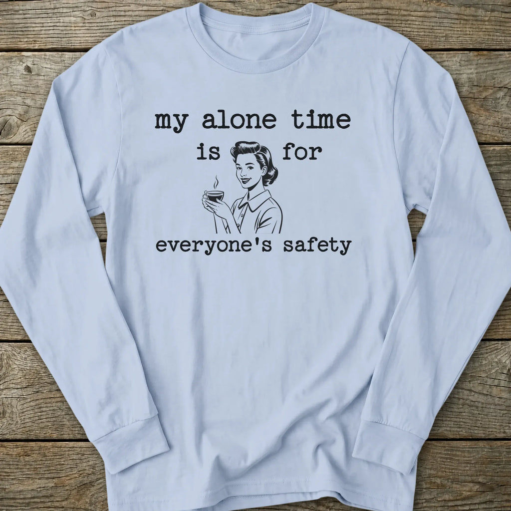 Printify Long-sleeve My Alone Time Long Sleeve T-Shirt