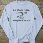 Printify Long-sleeve My Alone Time Long Sleeve T-Shirt