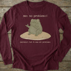 Printify Long-sleeve No Problemo Frog Long Sleeve