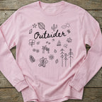 Printify Long-sleeve Outsider Doodle Long Sleeve T-Shirt