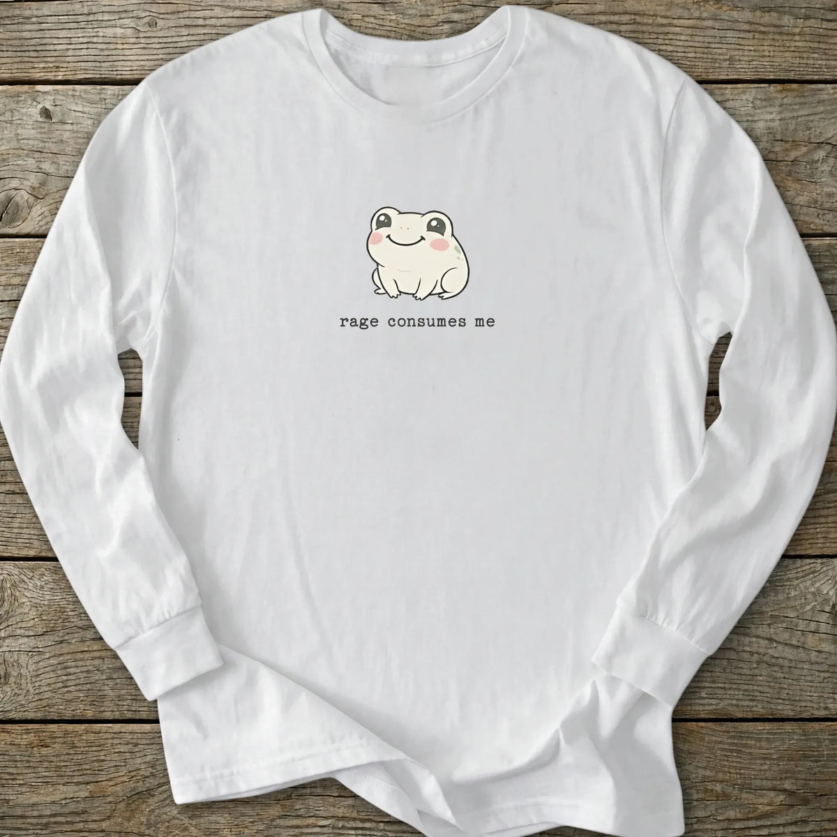 Printify Long-sleeve Rage Consumes Me Long Sleeve T-Shirt