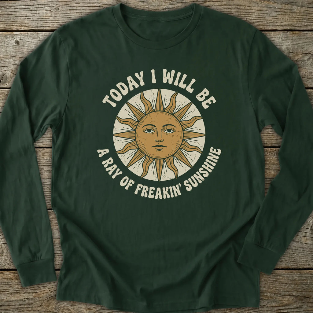 Printify Long-sleeve Ray of Sunshine Long Sleeve T-Shirt