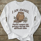 Printify Long-sleeve Respect My Privacy Long Sleeve T-Shirt