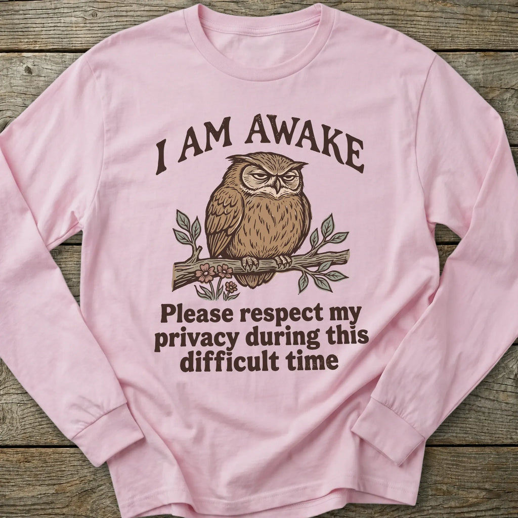 Printify Long-sleeve Respect My Privacy Long Sleeve T-Shirt