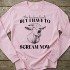 Printify Long-sleeve Screaming Goat Long Sleeve T-Shirt